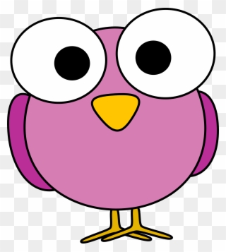 Clip Arts Related To - Cute Cartoon Bird With Big Eyes - Png Download