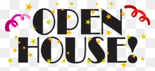 Open House Clip Art School - Open House - Png Download