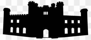 Lowther Castle Silhouette Logo Black - Silhouette Palace Clip Art - Png Download