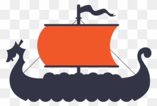 Viking Boat Clip Art - Png Download