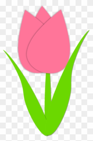 Tulip Clipart - Simple Tulip Clip Art - Png Download