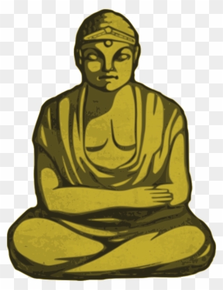 Sitting Clip Art Download - Buddhism Transparent - Png Download