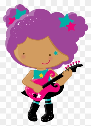 Ckren Uploaded This Image To 'musica/rock' - Niñas Cantando Png Clipart