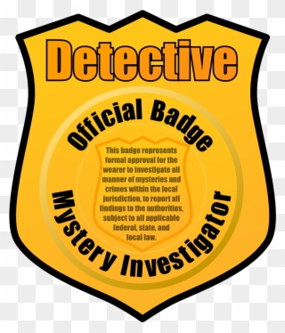 Detective Badge By Eady - Detective Badge Clipart - Png Download