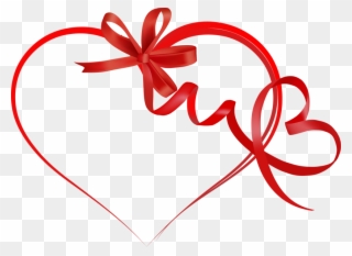 Gift Vouchers - Heart Ribbon Png Clipart