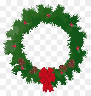 A Christmas Wreath By Thestockwarehouse A Christmas - Rick And Morty Xmas Clipart