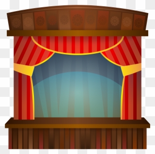 Images For Clip Art Curtains - Stage Clipart - Png Download