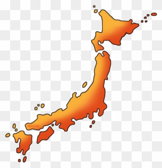 Map Of Japan - Japan Clip Art Map - Png Download