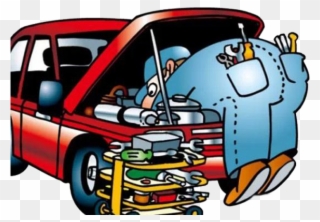 Clip Royalty Free Download Car Repair Shop Clipart - Clip Art Auto Mechanic - Png Download