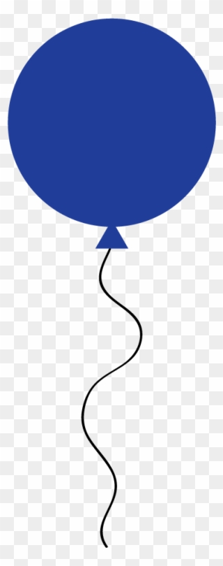 Microsoft Cliparts Balloons - Blue Balloon Clip Art - Png Download