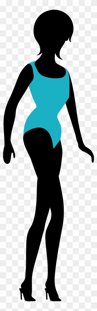 Big Image - Bikini Woman Silhouette Png Clipart