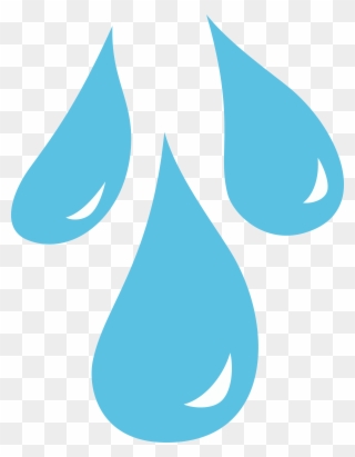 Raindrop Splash Cliparts - Water Droplets Clip Art - Png Download