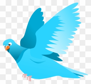 Blue Bird Clip Art At Clkercom Vector Online Royalty - Bird Flying Clipart Png Transparent Png