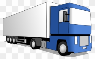 Warehouse Jpg Free - Freight Truck Clip Art - Png Download
