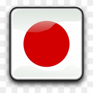 Japan Button - Circle Clipart