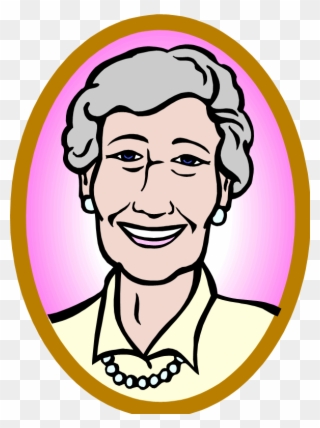 Clip Arts Related To - Old Woman Face Clipart - Png Download