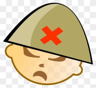 British - Angry Soldier Clipart