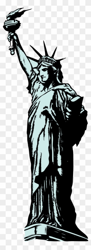Statue Of Liberty Clip Art - Statue Of Liberty Clipart No Background - Png Download