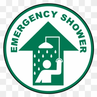 Emergency Shower Sign P By Safetysign Com - Emergency Eyewash And Safety Shower Station Clipart