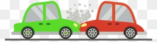 Compact Car Traffic Collision Vehicle Motorcycle - Car Crash Clipart Png Transparent Png