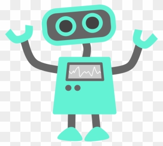 #bots To #automate Your Work - Clipart Robot - Png Download
