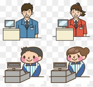 Supermarket Japan Grocery Store - Cashier Clip Art Png Transparent Png