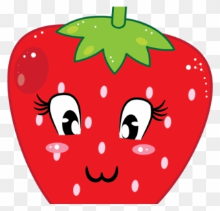 Milkshake Clipart Cartoon Strawberry - Cute Strawberry Clipart Png Transparent Png