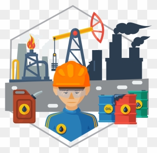 Petroleum Engineering Clip Art Engineer - Oil And Gas Clipart - Png Download