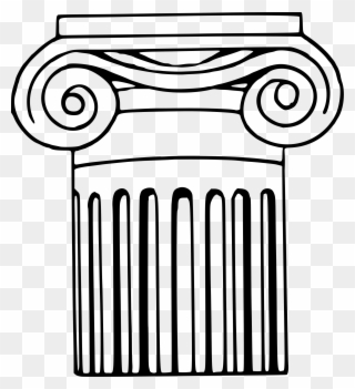 Image Black And White Library Ionic Big Image Png - Ionic Column Clip Art Transparent Png