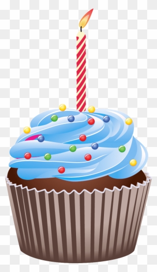 Cupcake Clip Art Clip Art, Birthday - Cupcake Vector - Png Download