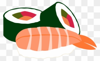 Free Japanese Clipart The Cliparts - Sushi Clipart - Png Download