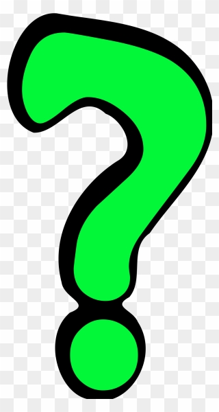 Question Mark Free Stock Photo A Green Clipart - Clip Art Question Mark - Png Download
