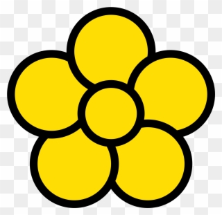 Fair 5 Petals Flower - Notre Dame Of Maryland University Logo Clipart