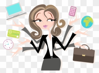 Worker Vector Millennial - Administrative Assistant Clipart
