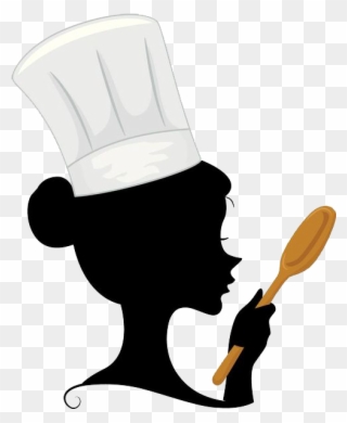 Banner Stock Chefs Clipart Hand - Female Chef Logo - Png Download
