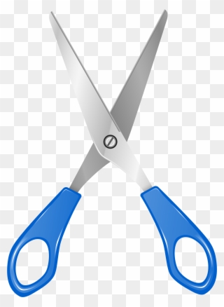Blue Scissors Png Clip Art Best Web Clipart Inside - Clip Art Scissors Png Transparent Png