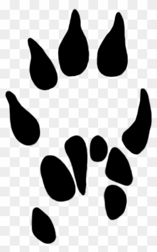 Mole Clipart Clip Art - Mole Paw Print Clipart - Png Download