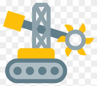 Coal Mine Icon Free Image Transparent Stock - Excavator Clipart