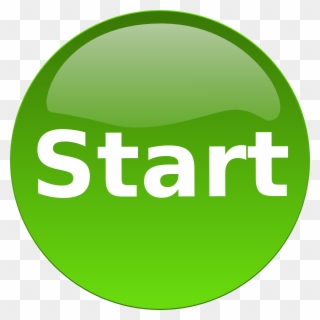 Another Green Start Button Clip Art At Clker Com Vector - Green Start Button Png Transparent Png