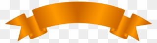 Orange Banner Clip Art Png Image Gallery Yopriceville - Orange Ribbon Banner Png Transparent Png