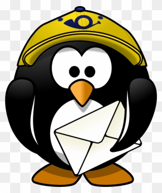 Big Image - Postman Penguin Clipart