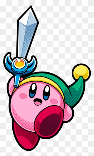 Clip Art Royalty Free Battle Clipart - Sword Kirby Battle Royale - Png Download