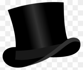 Medium Image - Black Top Hat Clipart - Png Download
