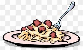 Foods Clipart Spaghetti 5 Dinner Clip Art Happy - Pasta Clip Art - Png Download