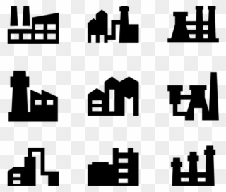Mill Clipart Manufacturing Building - Icon - Png Download