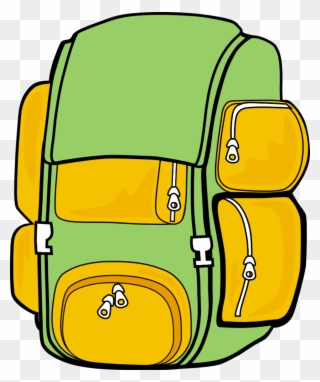 Backpack Clipart & Backpack Clip - Backpacking Backpack Clip Art - Png Download