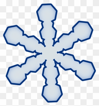 Snowflake Clipart - Snowflake Do A Dot - Png Download