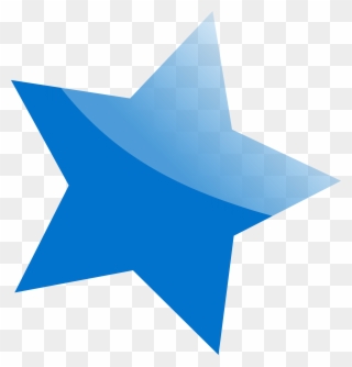 Blue Star Clip Art Free Clipart Blue Star Natanteam - Transparent Background Blue Star - Png Download