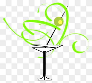 Cocktail Glasses Clipart - Png Download
