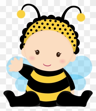 Abelhinha Elemento Bumble Bee Clipart, Bee Design, - Baby Bee Clipart - Png Download